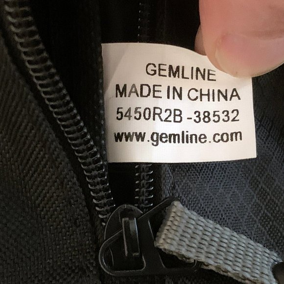 Gemline Black Backpack with Embroidered Onyx Graphics Logo New Without Tags - Picture 4 of 4